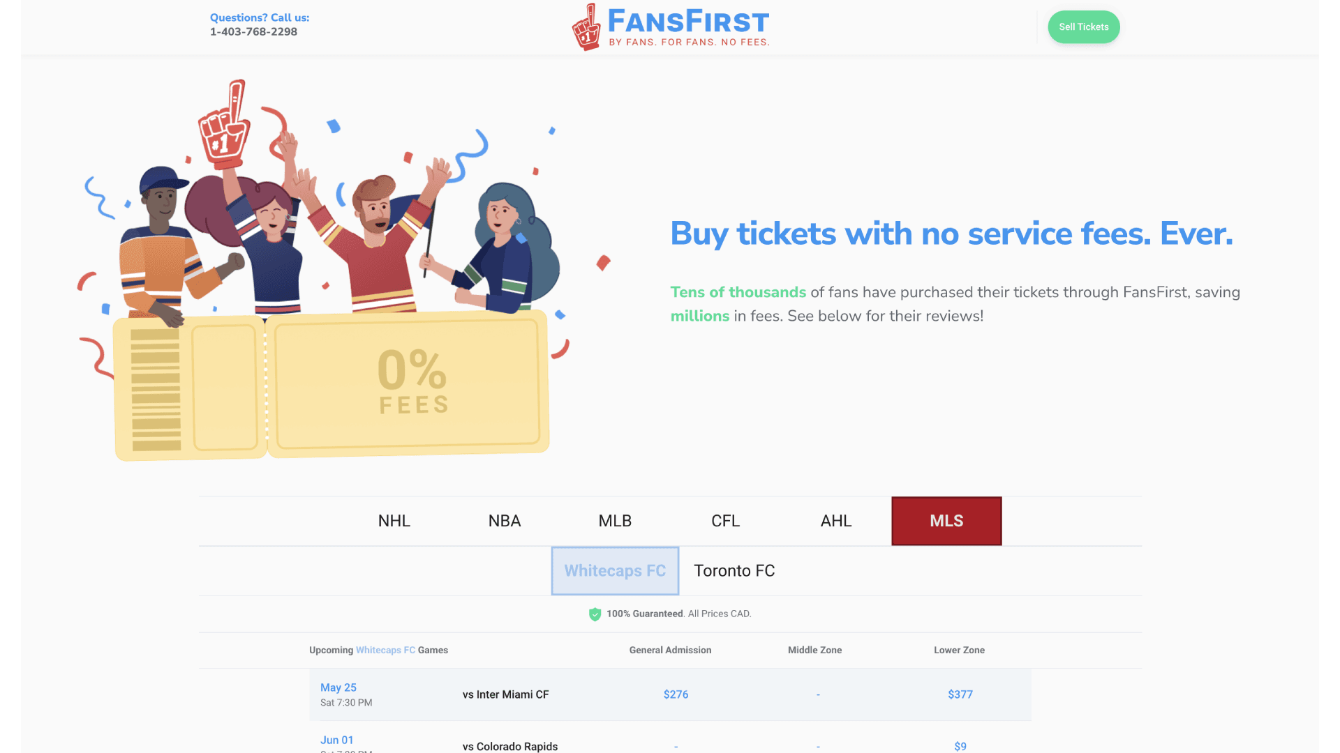 Preview of Fansfirst Tickets